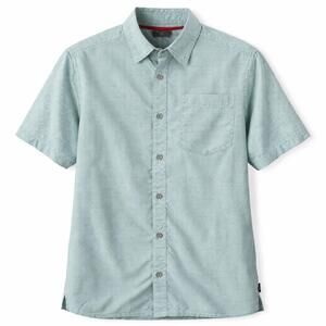 The North Face Men’s S/P Green Check Short Sleeve Button Up Shirt